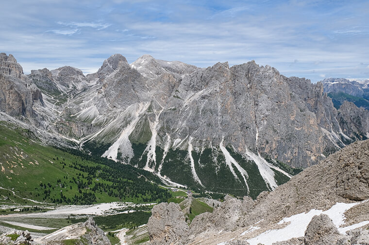 Dolomitenwanderung - Blick vom Cigoladepass ins Vojolontal - YouLoveBeauty